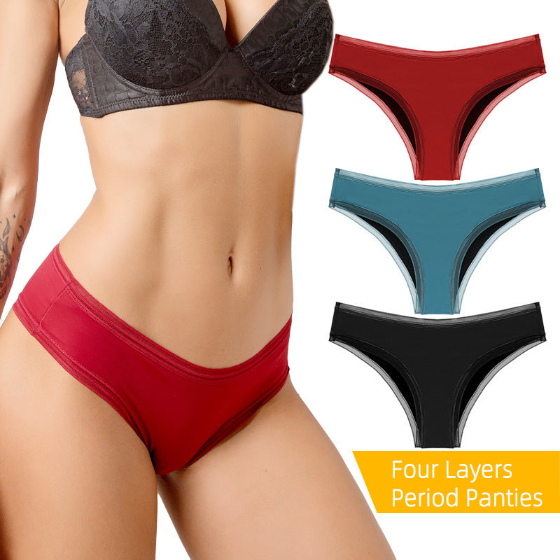 Women's Menstrual Period Four-layer Lace Leak-Proof Underwear