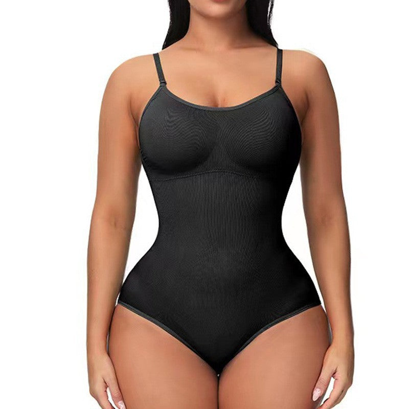 Women's Suspender Jumpsuit Fashion Casual Seamless Slim Body-shaping Corsets Bodysuit