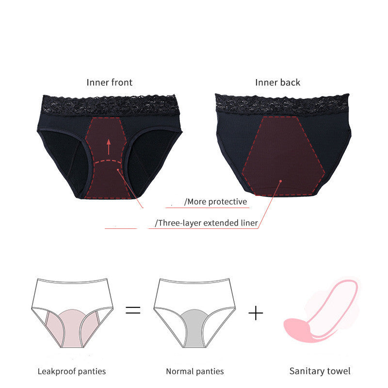 Women's Menstrual Underwear Four Layers Leak Proof